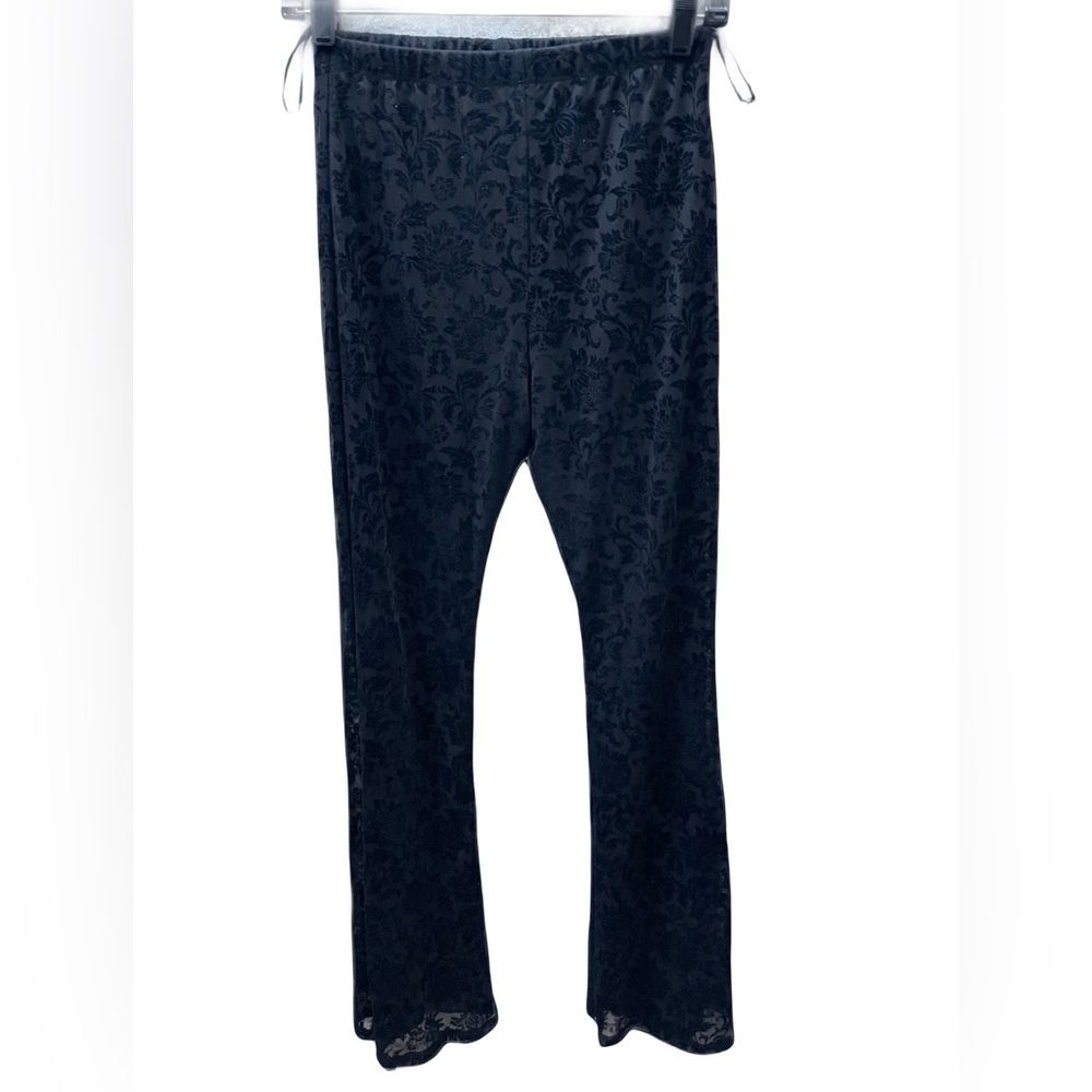 ❤️ URBAN OUTFITTERS MOTEL BOLD FLARE BLACK PANTS SIZE SMALL